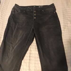 SO black jegging high rise jeans
